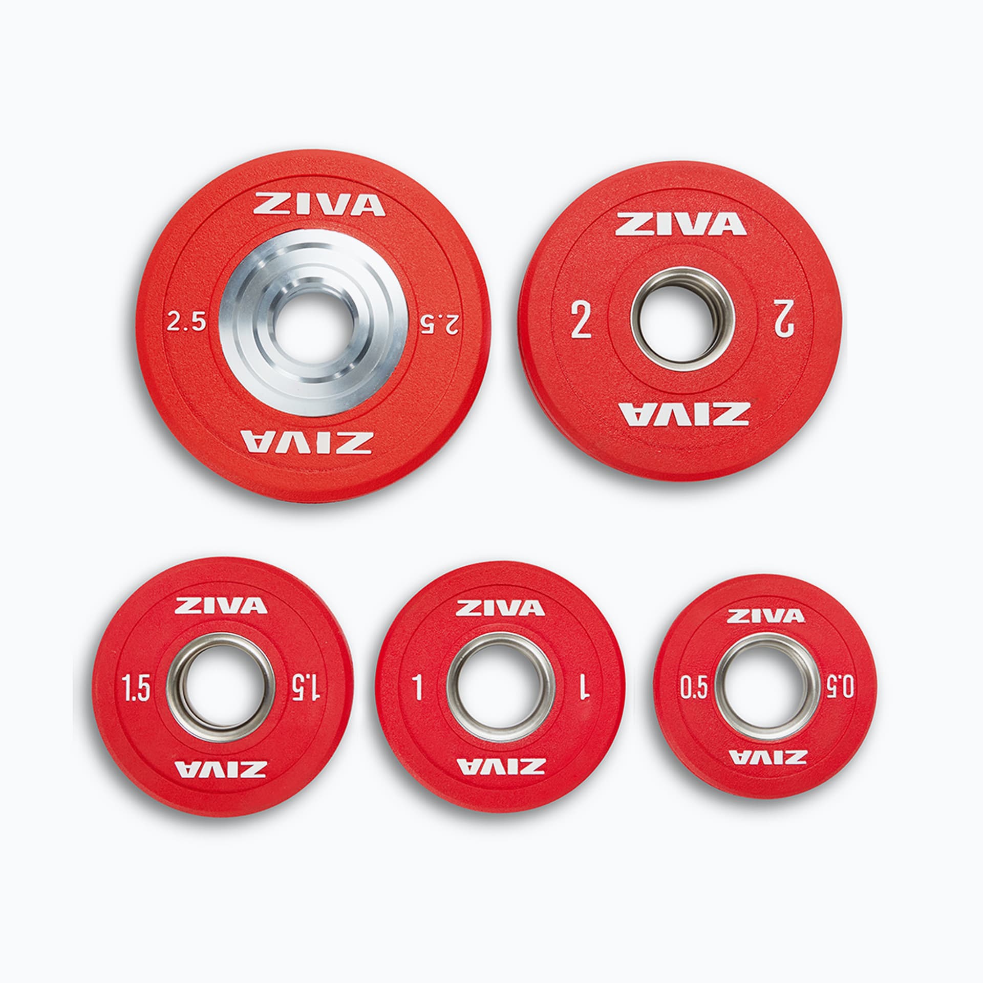 ZVO URETHANE COMPETITION COLORED BUMPER DISCS SET